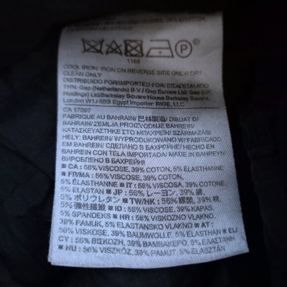 Banana Republic Navy Blue Women's Dress Pants - Slim Straight Leg, Size 4 - Picture 6 of 7